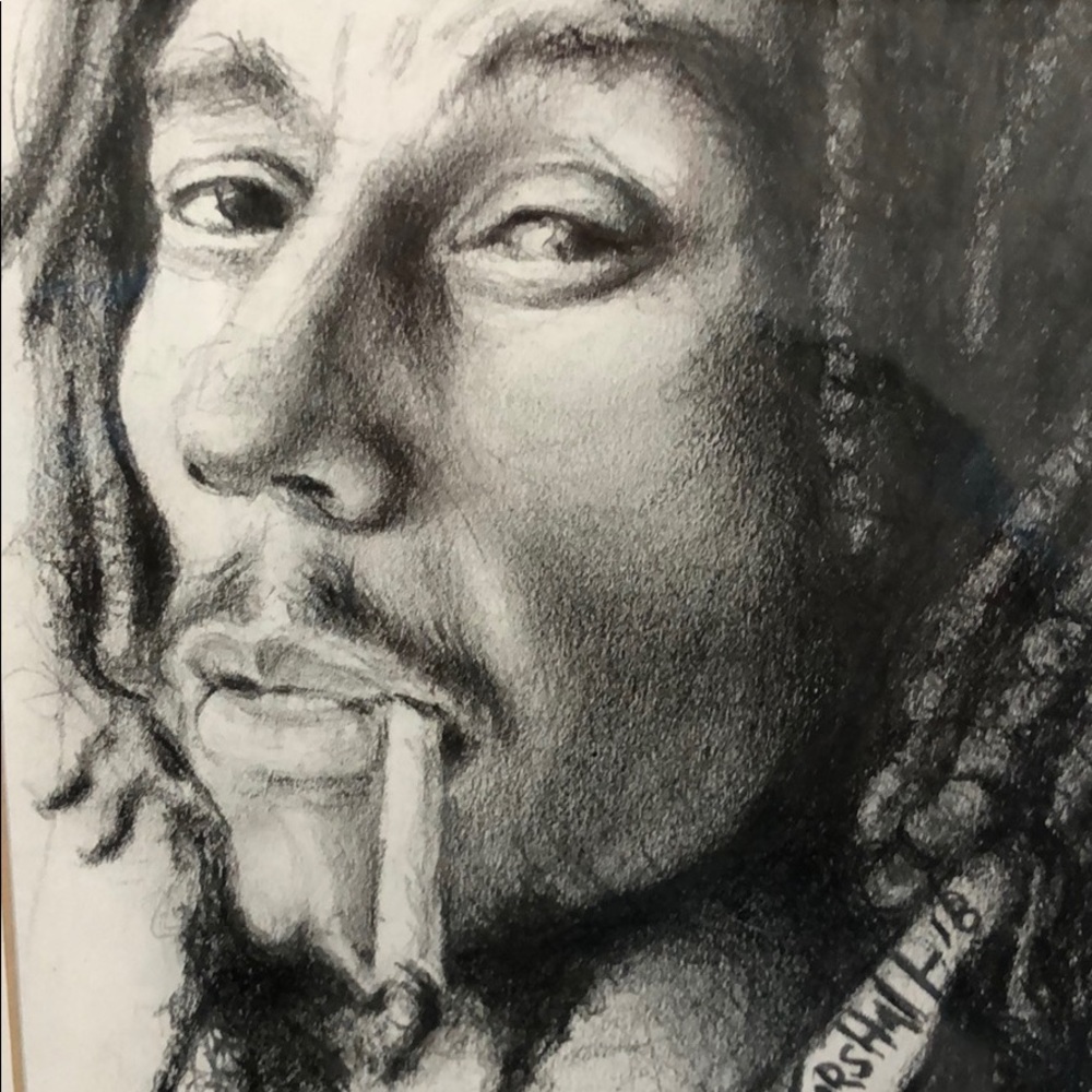 Bob Marley Original wall art. - Picture 3 of 4